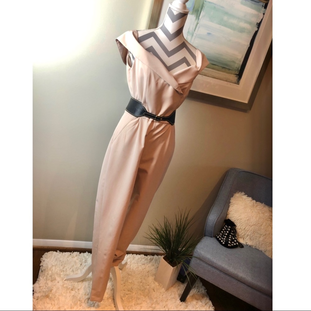 Tan jumpsuit